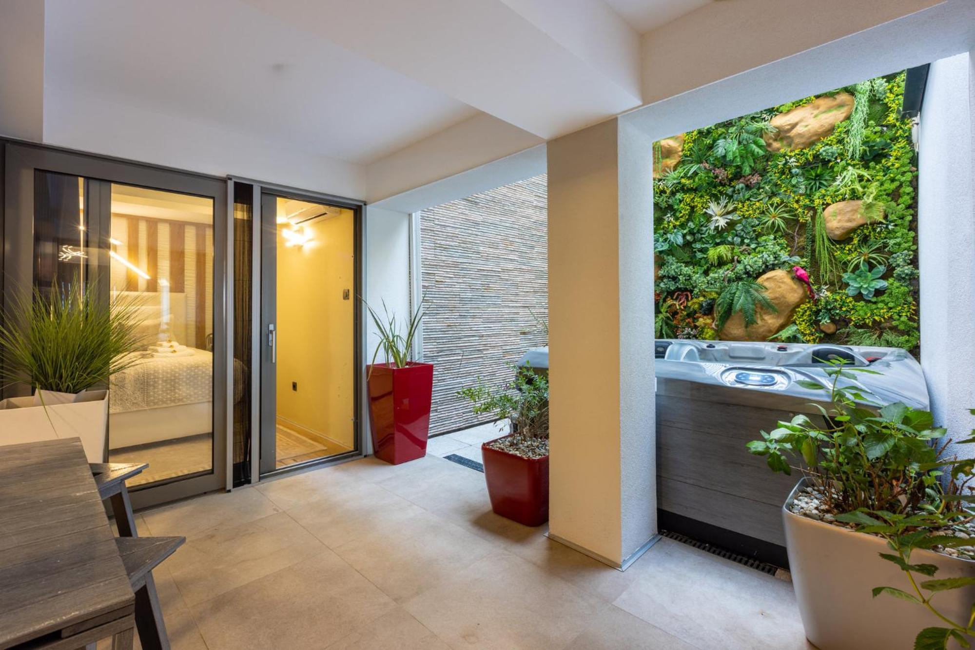 Panoramica Apartment With Whirlpool Цриквеница Экстерьер фото