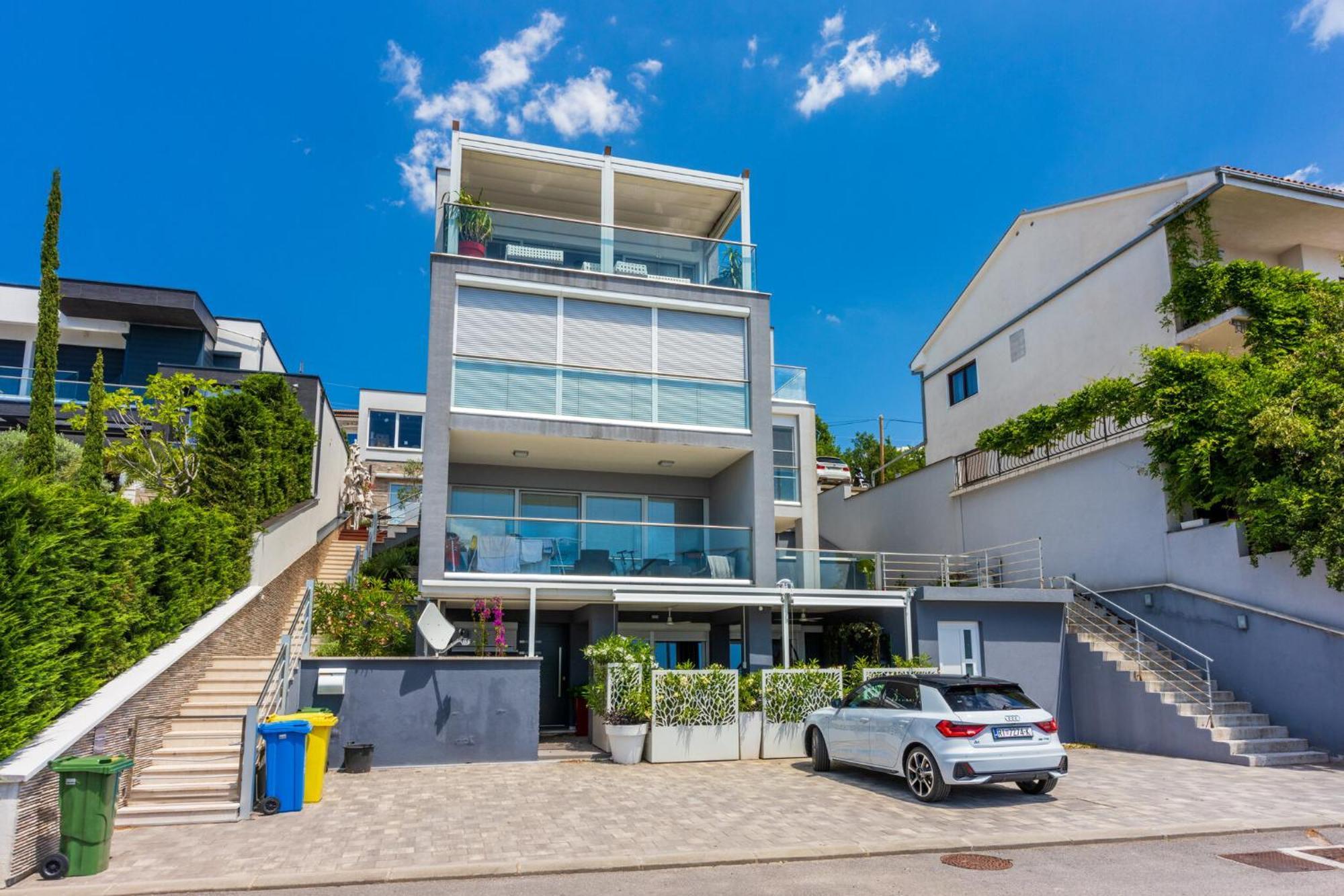 Panoramica Apartment With Whirlpool Цриквеница Экстерьер фото