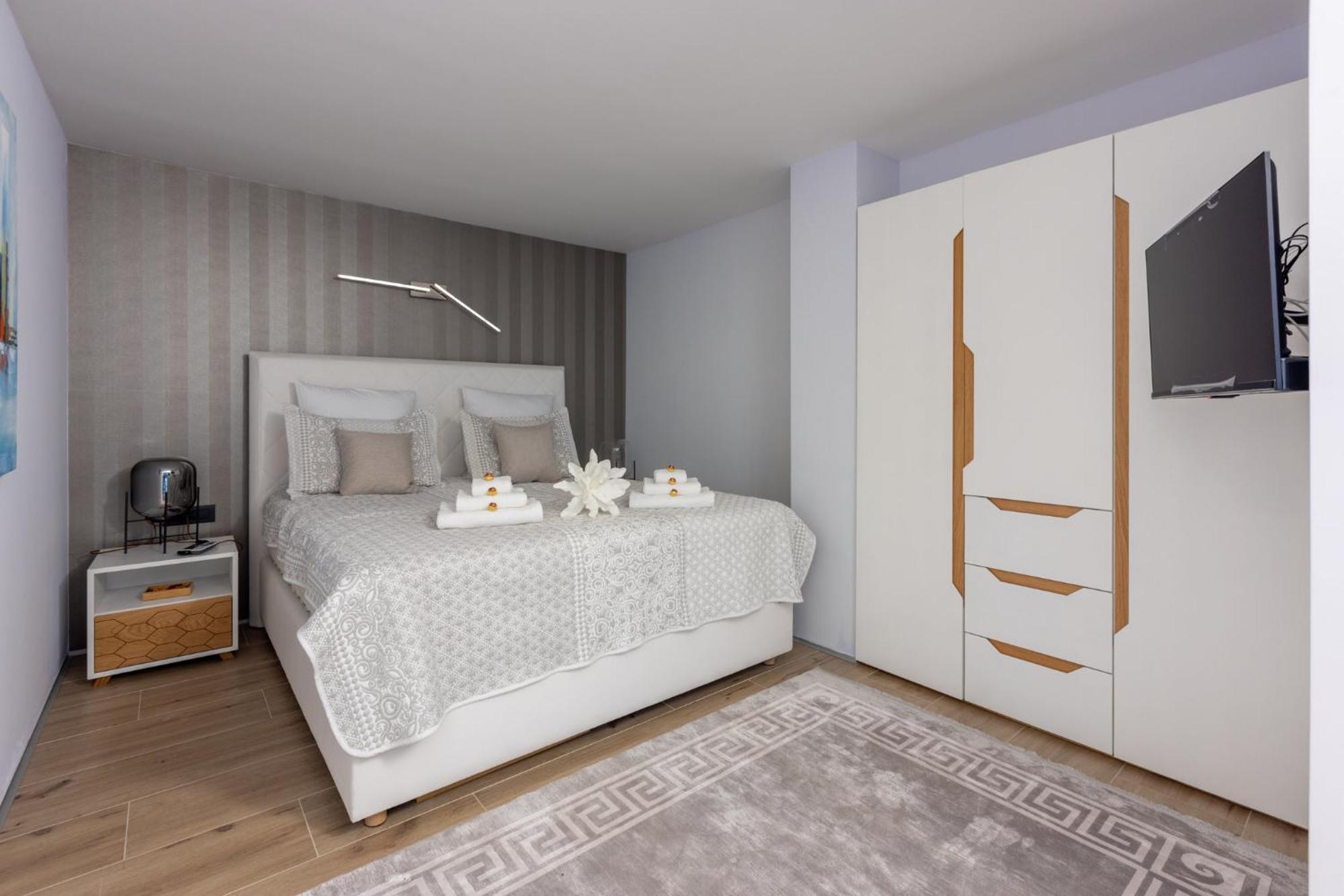 Panoramica Apartment With Whirlpool Цриквеница Экстерьер фото