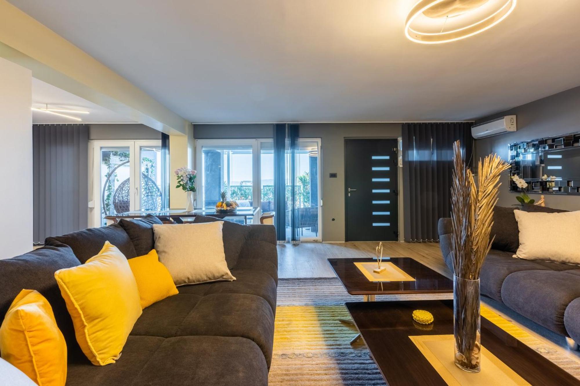 Panoramica Apartment With Whirlpool Цриквеница Экстерьер фото