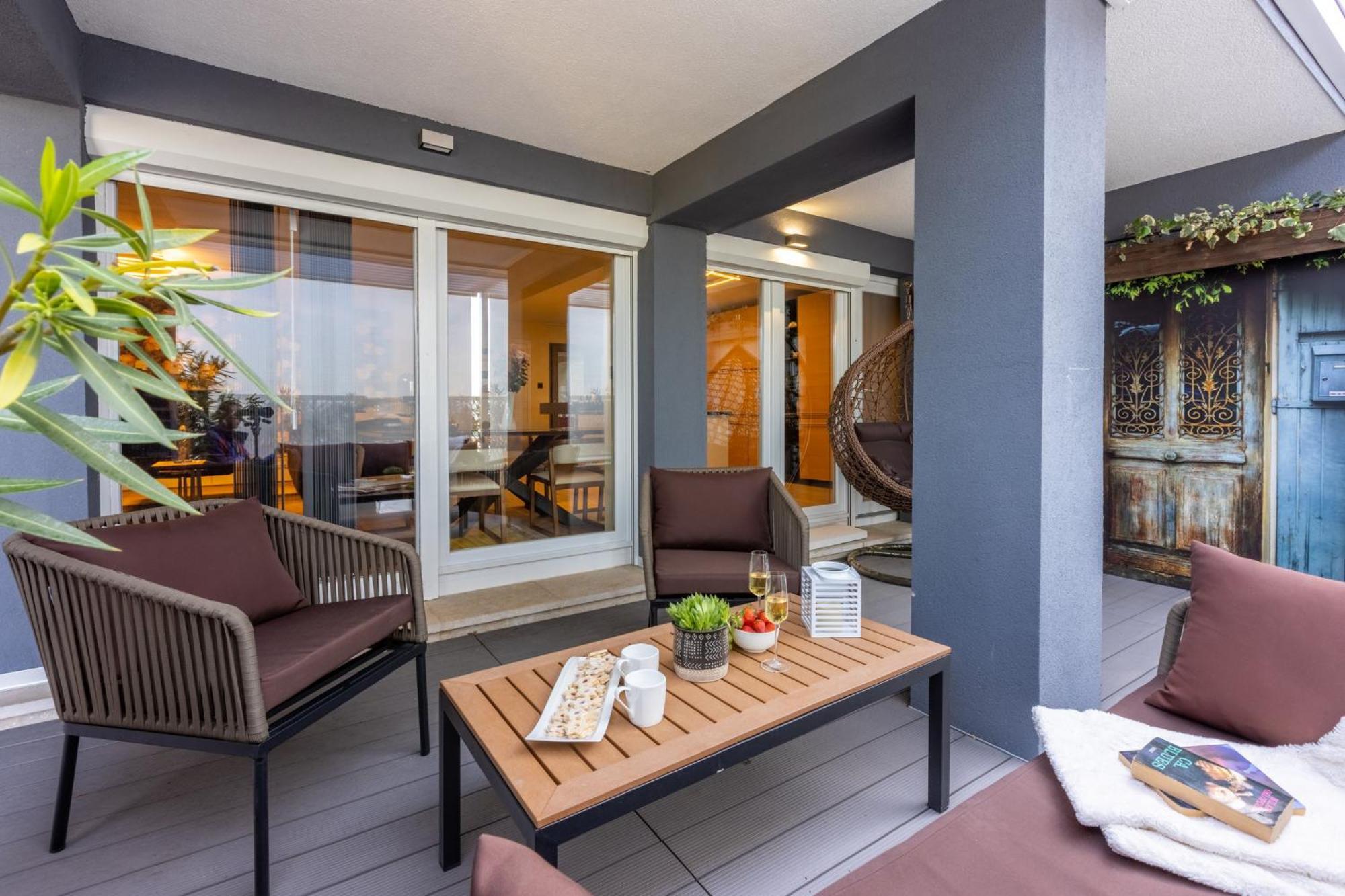 Panoramica Apartment With Whirlpool Цриквеница Экстерьер фото